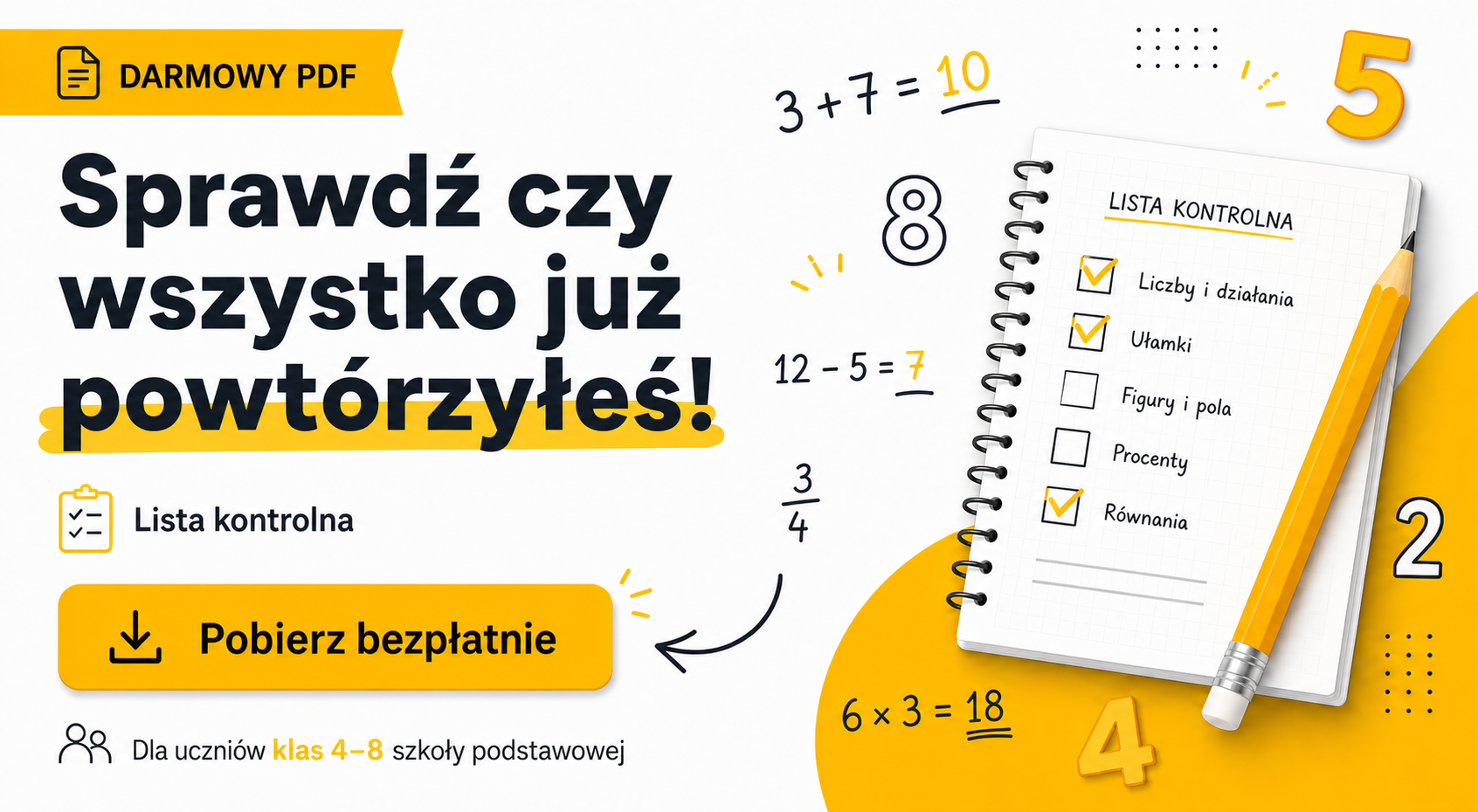 Sprawdź czy wszystko już powtórzyłeś
